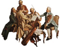 Klassieke muziek groep